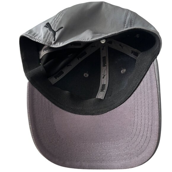 Puma Men's Gray Baseball Cap Evercat Quantum Stretch Fit Size Large Puma Patch - Picture 3 of 3